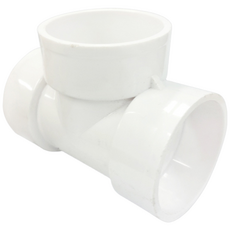PVC T자 VG1 VG2 파이프 100mm 125mm 150mm 수도용 하수도 플라스틱 배관 부속 이음관, 1개