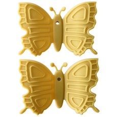 (국산) 체리하우스 실리콘 나비 냄비 손잡이 (자석) 2p, 머스타드 2P, 1세트