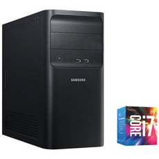 삼성 중고컴퓨터[10세대 미들타워] DB400TCA 인텔 i7 윈도우11 사무용 가정용 가격대비 가성비, 윈도우 11 프로, 1TB, 32GB, 블랙 미들