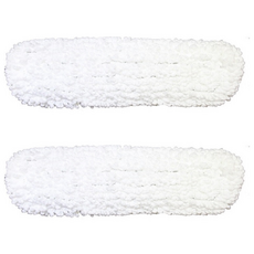 aclean 折疊式拖把用超細纖維花朵墊 白色, 2個