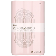 휴홈 글루프리 PFAS프리 제로 대나무 화장지, 30m, 30롤, 1개