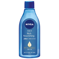 니베아 리치 나리싱 바디 오일 아몬드향, 200ml, 1개