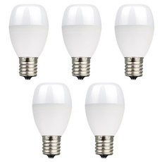 에코빔 LED 미니전구 4W E17 베이스, 전구색, 5개