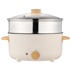 멀티 쿠커 3리터 찜기 가정용 기숙사용 전기조리기 찜기 다용도 전기냄비, 3리터쿠커