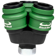 블랙불 원터치 에어 커플러 3구 (13mm) QC-X3, 1개