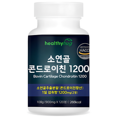 소연골 콘드로이친 1200 식약처 HACCP 인증 보스웰리아 우슬 추출분말 함유 대용량 120정 부모님 선물, 1개