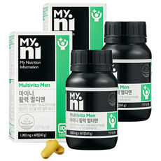 Myni 男性活力補充錠 60g, 60顆, 2罐
