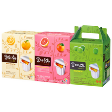 꽃샘 액상차 포션 3P (유자차+자몽차+매실차), 30g
