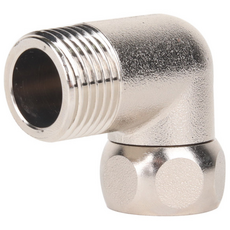 수도꼭지 수도 부속 아답터 연결 부품 나사 커플링너트엘보우플러스, 1개