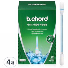 비코드 데일리 액상 면봉 귓속청결제, 4개, 50개입
