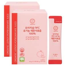 아르디엠 오리지널 NFC 유기농 레몬석류즙100% 14포, 280g, 2개