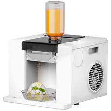 스노아 팥빙수 빙수 1인용 홈카페 자동 초간편 심플 얼음 여름 초여름 디저트 시원한, 화이트