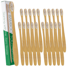 호구다 제로웨이스트 대나무 칫솔, 20개, 1개입