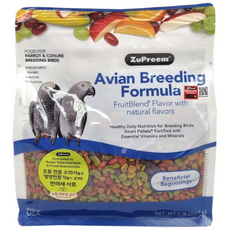 주프림 아비앙블랜드 과일펠렛 중대형조 앵무새펠렛/회색앵무/뉴기니아/아마존/앵무새과일펠렛/주프림후르츠블랜드/앵무새먹이, 1개, 907g