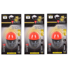 눈부셔 바다 전자 구멍찌 갤럭시 전자구멍찌 세트, 블랙/레드 1.0호, 3개