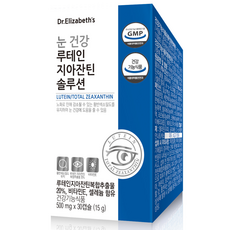 Dr.Elizabeth's 葉黃玉米黃素膠囊, 1個, 30顆