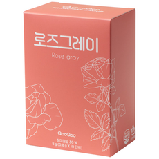 쿠우쿠우 수줍은 로즈그레이 허브차 10티백, 1박스, 10개입, 8g