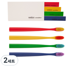smize 敏感牙刷4入組, 2套, 4入