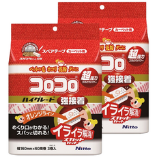 고로고로 초강력 스캇컷 테이프클리너 리필 3p, 2개