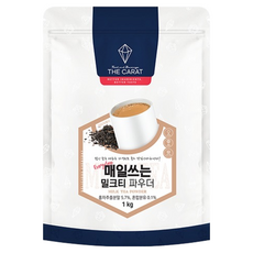 더캐럿 매일쓰는 밀크티 파우더 1kg 2개세트, 1개입, 2개