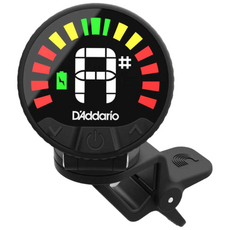 다다리오 넥서스360 충전식 헤드스톡 기타 튜너 PW-CT-26 기타튜닝기 360도 회전 USB케이블충전 24시간 사용, 1개