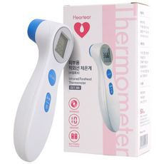 하트티어 가정용 전연령 비접촉식 적외선 체온계 DET-306, 2개