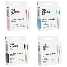 THE HUMBLE CO. 棉籤 4 x 100p 套組, 1套