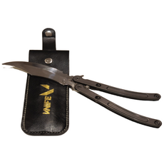 라이프버튼 암시장 발리송 연습용 키덜트 나비칼 발리칼 버터플라이칼, 회색, 1개