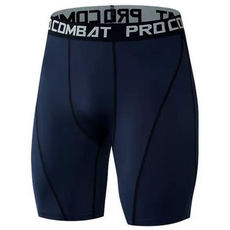 PRO COMBAT 運動緊身短褲 跑步訓練內搭褲 健身束褲