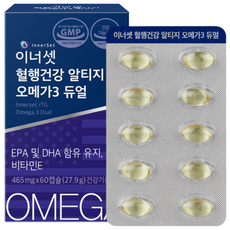InnerSet omega 3保健膠囊 60入, 27.9g, 1盒