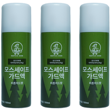와치독 이카리딘 15% 천연 임산부 뿌리는 모기기피제 기내반입 모기약 모기퇴치제, 3개, 100ml