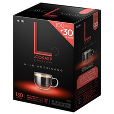 루카스나인 시그니처 마일드 아메리카노 원두커피스틱 미니, 1.15g, 130개입, 1개