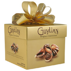 GuyLian 金色蝴蝶結貝殼巧克力, 195g, 1盒