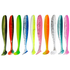 루어 웜 소프트베이트 루어낚시 민물 바다 미끼 세트, 25개