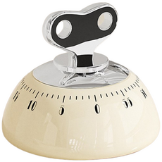 자석 흡입 타이머 주방 정밀 카운트다운 테이블 냉장고 기계식 타이머 취사 알림기 시간 관리, 1개, 화이트