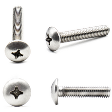 트러스머리볼트 십자 스텐볼트, M4, 12mm, 1개