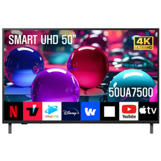 LG전자 25년 최신형 50" (125cm) 스마트 티비 4K UHD SMART TV 50UA7500 유튜브 넷플릭스 디즈니 티빙등 OTT 지원, 50UA7500 _구미본사방문, 고객직접설치, 스탠드형, 125cm-(50"인치)