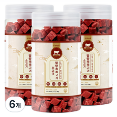 올가밀 강아지 말랑촉촉고기 트릿, 소고기, 180g, 6개