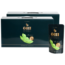 콩부자 서리태 콩물두유 6611 맷돌 무설탕 고단백 새바람콩 프리미엄 두유, 30개, 180ml