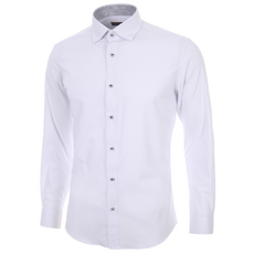 엘르 남성 사계절 스냅버튼뱀부트윌스판 슬림핏 긴소매셔츠 82501