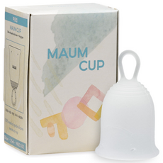 마음컵 100% 의료용 실리콘 생리컵 36ml, 대형, 1개입, 1개