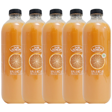 코스트코 돈시몬 발렌시아 오렌지쥬스 100%, 1L, 5개