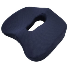 THE NAEUN 3D記憶海綿甜甜圈坐墊, 海軍藍, 1個