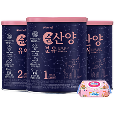[아이배냇] 리뉴얼 순산양분유 1단계 400g x 1캔 특가[6캔+물티슈100매] 분유, 1개
