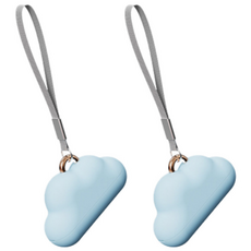 알로롱리빙 휴대용 미니 구름 돌돌이, 2개, 블루