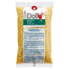Doll 브라질리언 왁싱 노란색 티타늄 하드왁스, 1kg, 1개