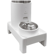헤이홈 스마트 펫 급식기 Care 높이조절 받침대 수납함, 1개, 화이트
