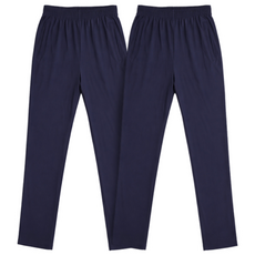 1+1 남성 냉감 트레이닝 바지 스판 밴딩 여름 아이스 팬츠 데일리 운동복