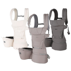 아가방 중계점 [엘츠] 올인원 멀티 힙시트 아기띠 3Color (CREAM L/DREY D/GREY) 출산준비물 NO.1 누구나 더 편안하게 안아주는 아기띠, 라이트그레이