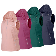 [봄가을용]김영주스포츠 여성 후드 윈드 베스트 WV7011